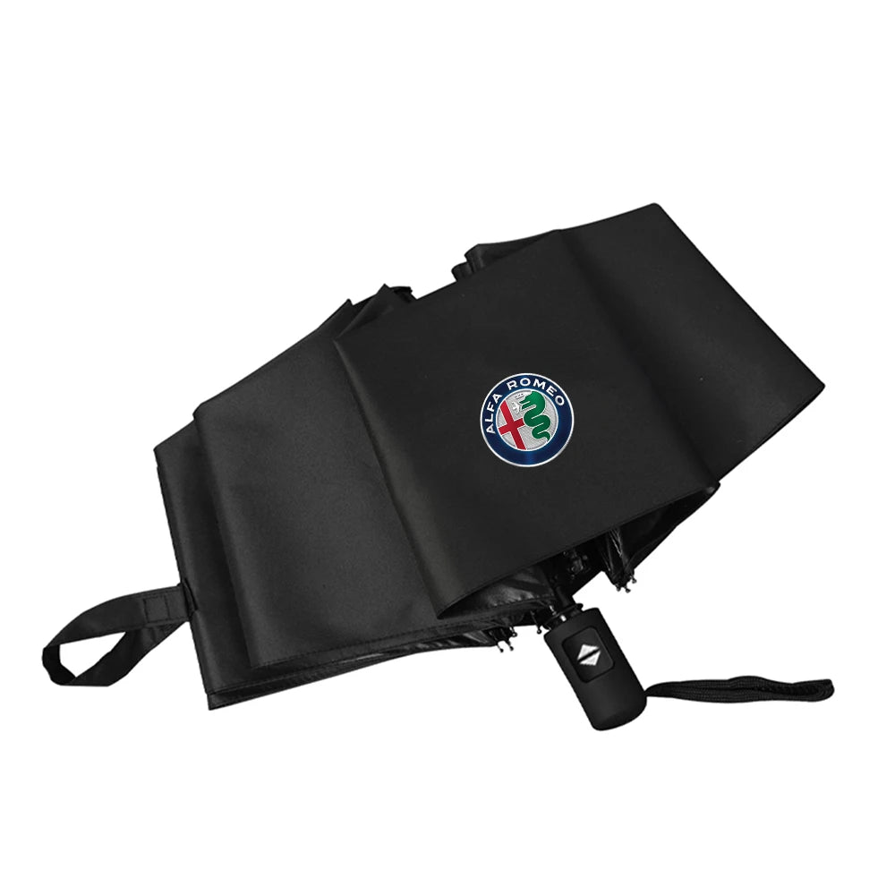 12-Bone Auto Umbrella Windproof for Alfa Romeo Giulia Stelvio