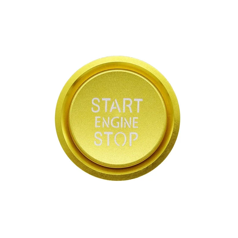 Premium Engine Start Stop Button Ring Cap for Audi, Alloy