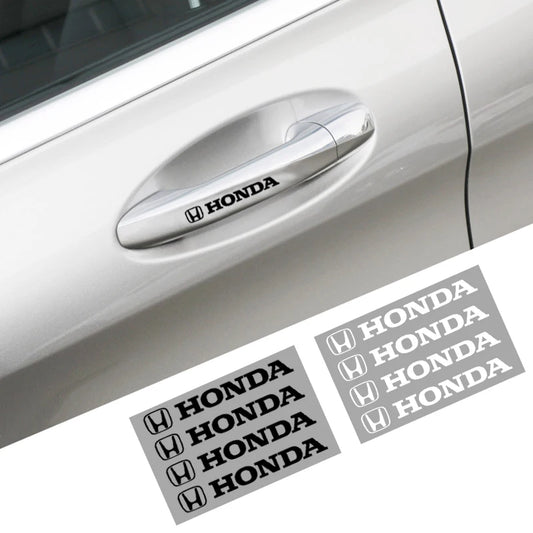 3D Door Handle & Mirror Badge Decals for Honda Models