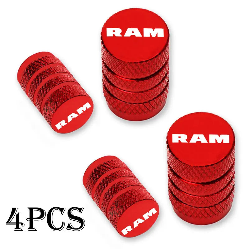 RAM SRT 1500-3500 Valve Stem Caps Set - Waterproof, Pro Quality