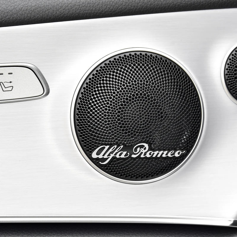 3D Speaker Badge Decal for Alfa Romeo Giulia Stelvio GT