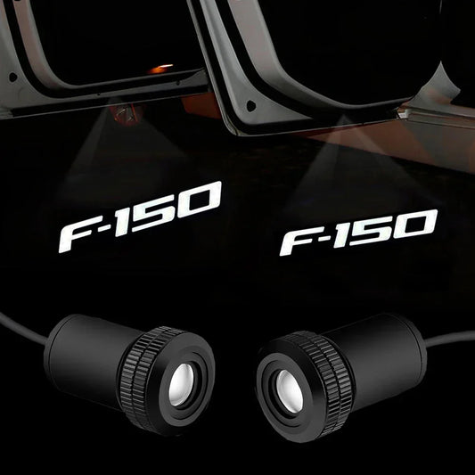 White F-150 Door Logo Projector Light – OEM Style Upgrade