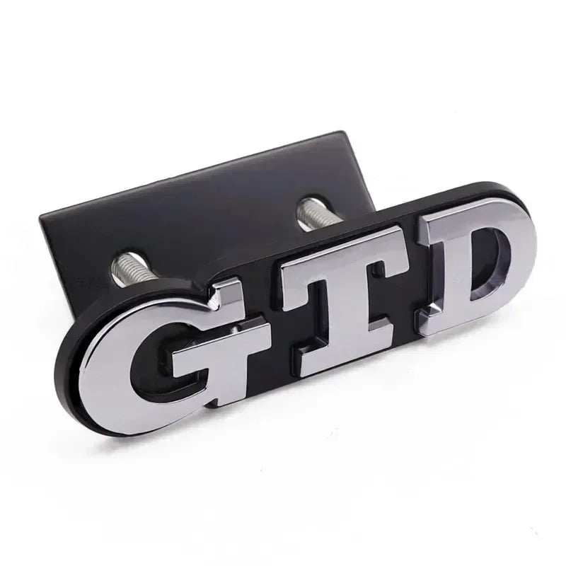 3D Metal GTD Emblem Badge for VW Polo Golf MK4-8 Grill/Trunk