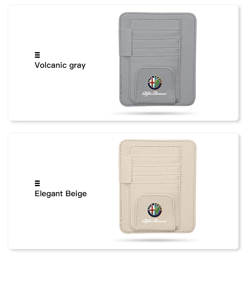 Alfa Romeo Sun Visor Organizer Clip—Pro Storage Solution