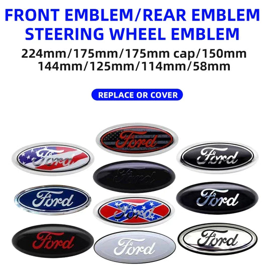 Ford Emblem Badge Logo 58 (2")–224mm (9")