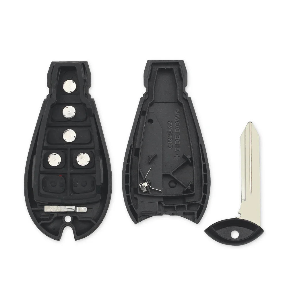 Coque de clé intelligente KEYYOU pour Chrysler Dodge Jeep 2-7 boutons