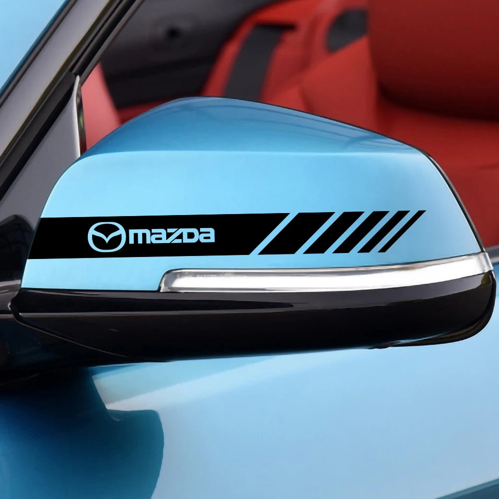 Mazda Emblem Decal – Mirror & Trunk Sticker