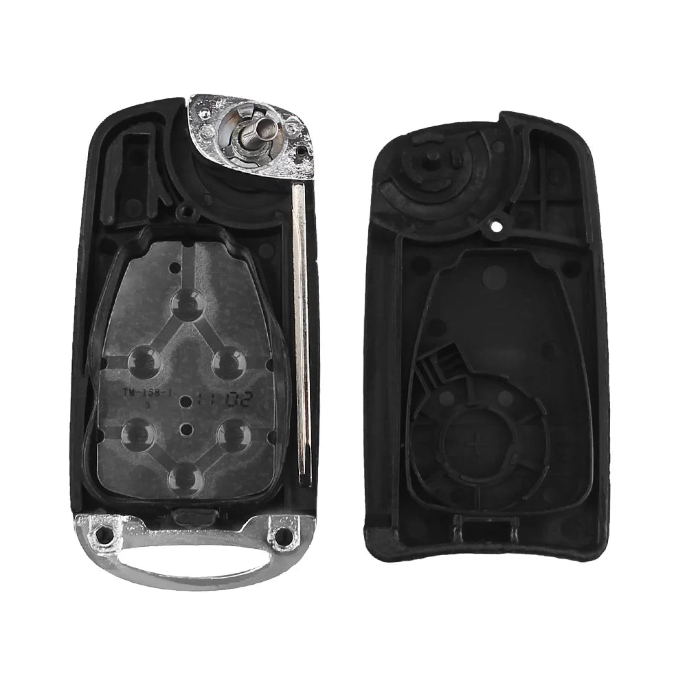 Coque de clé à rabat KEYYOU à 2 boutons pour Chrysler Jeep Dodge