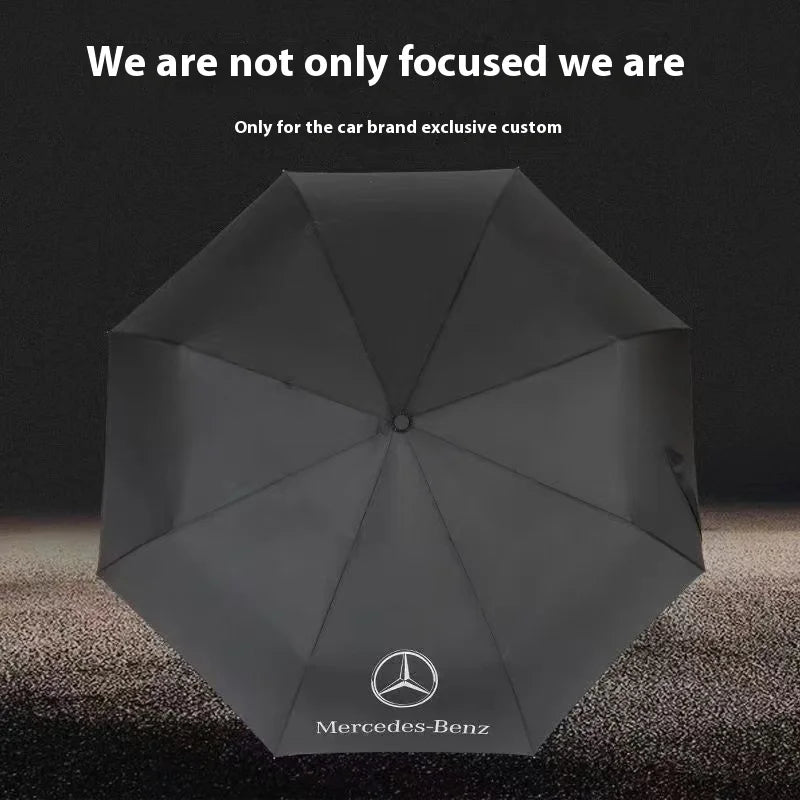 Mercedes-Benz Auto Sunshade Umbrella | Windproof & Folding