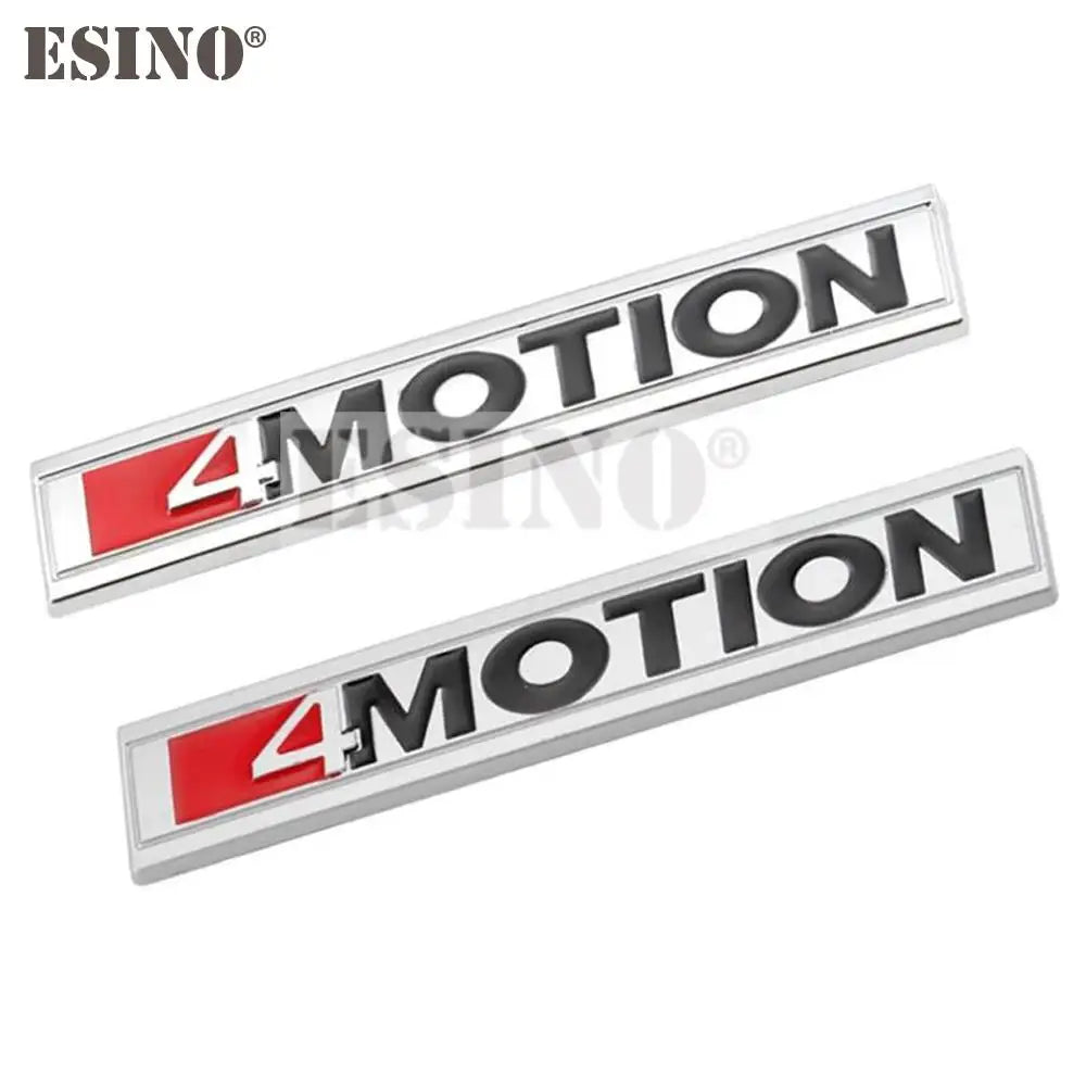 4Motion 3D Chrome Alloy Emblem Badge for VW Golf R/Tiguan