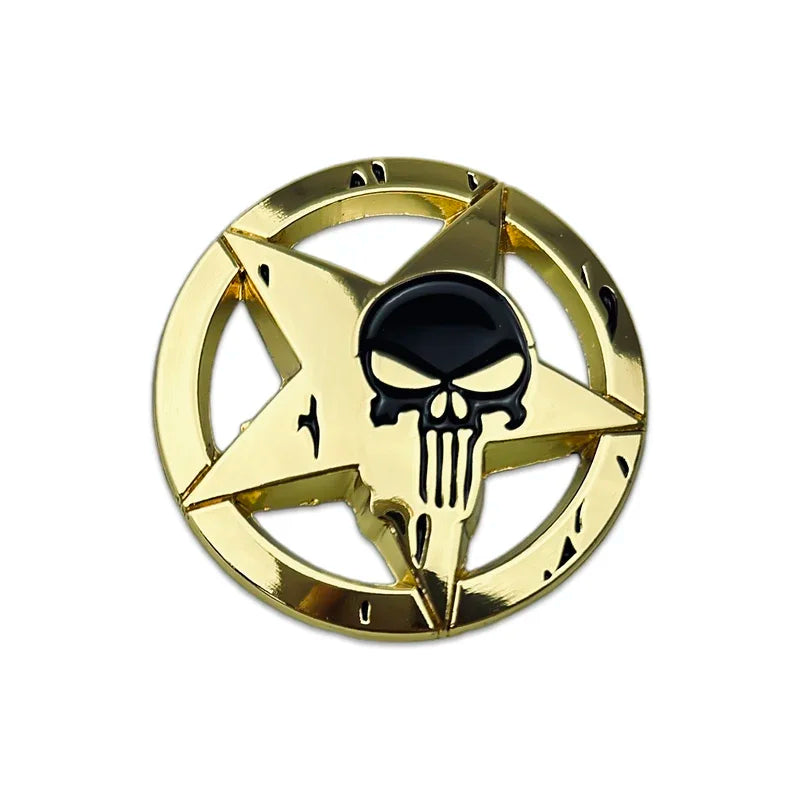 Universal Skull Emblem Badge Sticker