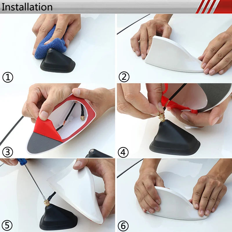 Shark Fin Antenna for VW Polo Golf 4-6 Passat Audi A3-A8