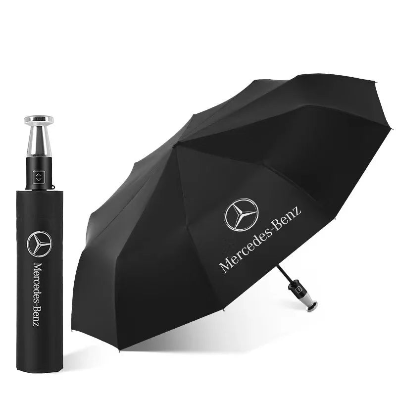 Mercedes-Benz Auto Sunshade Umbrella | Windproof & Folding