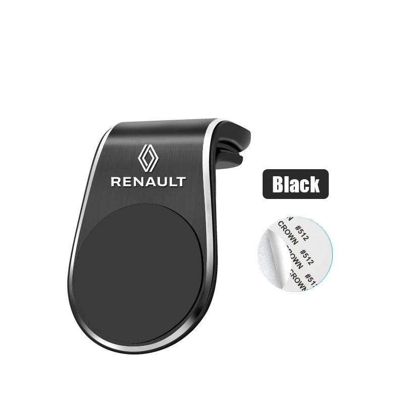 Metal Magnetic Car Phone Holder Auto Logos for Renault