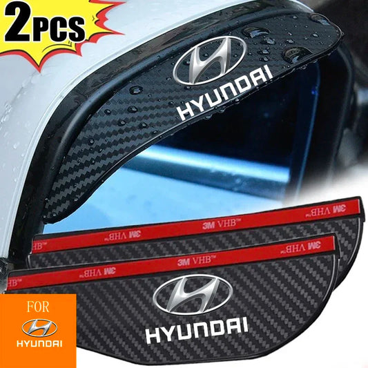 Carbon Fiber Mirror Rain Eyebrow for Hyundai