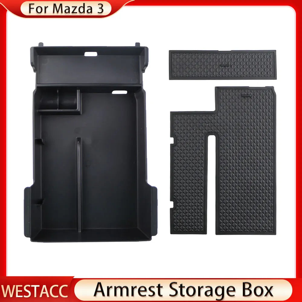 Mazda3 Axela 2019-2023 Armrest Storage Organizer Tray
