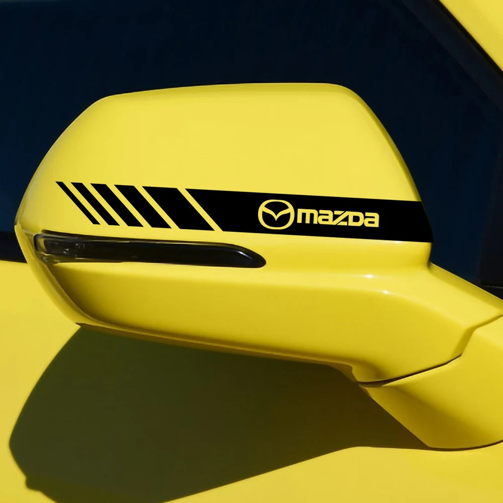 Mazda Emblem Decal – Mirror & Trunk Sticker