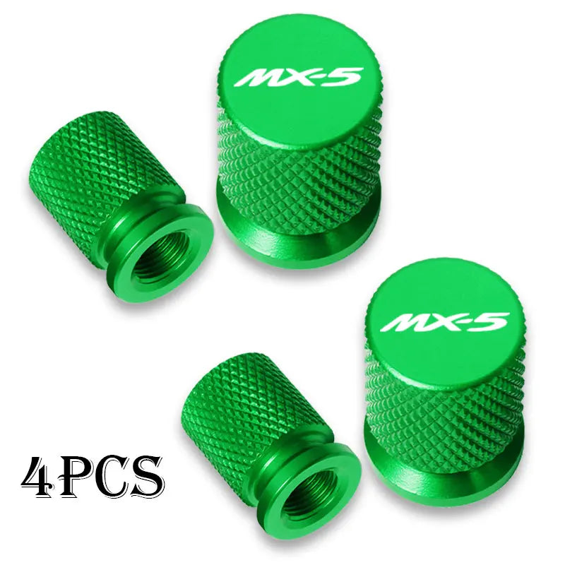 Mazda Valve Stem Caps Waterproof Dustproof Set