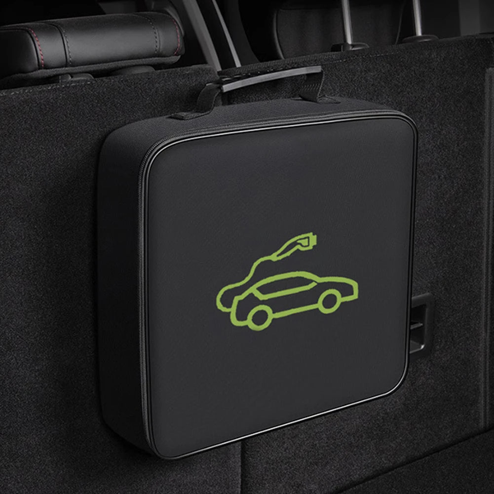 Sac étanche pour câbles de véhicule électrique - Rangement robuste et ignifuge