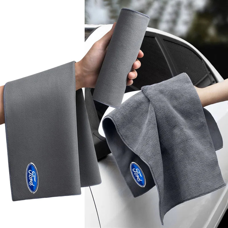 Premium Suede Leather Cleaning Cloth for Ford Models
