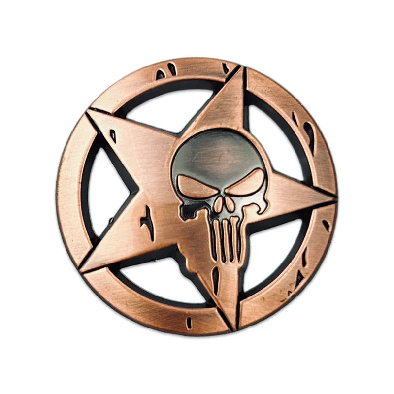 Universal Skull Emblem Badge Sticker