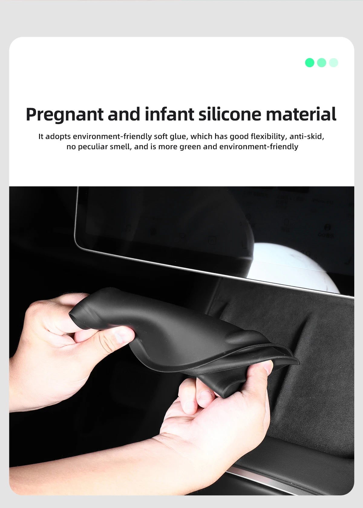 Wireless Charger Pad for Tesla 3/Y/S/X 2022-2024