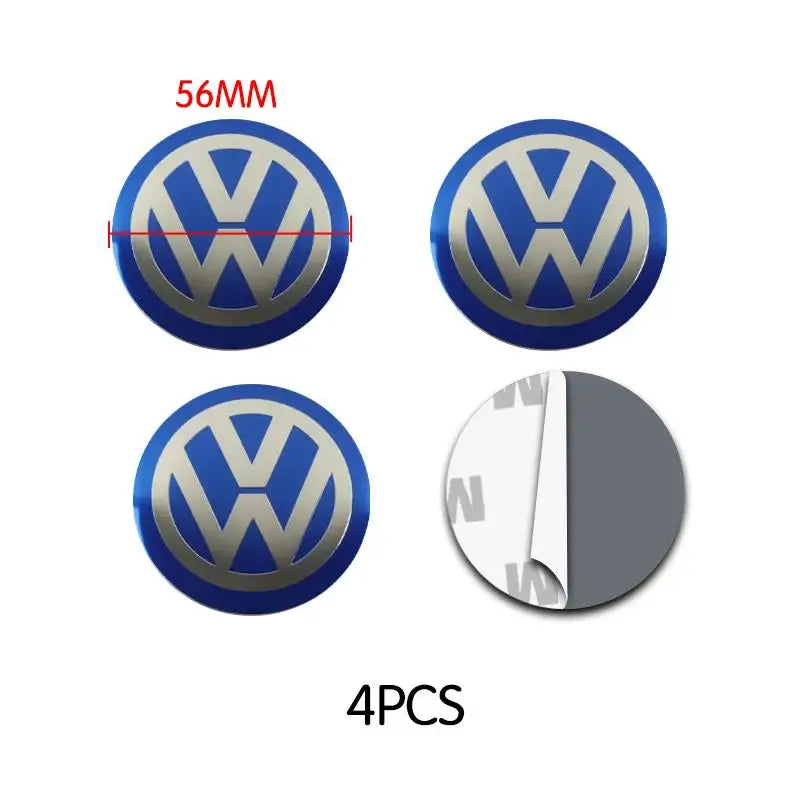 VW Wheel Center Hub Decals 4PCS – Pro Styling Upgrade