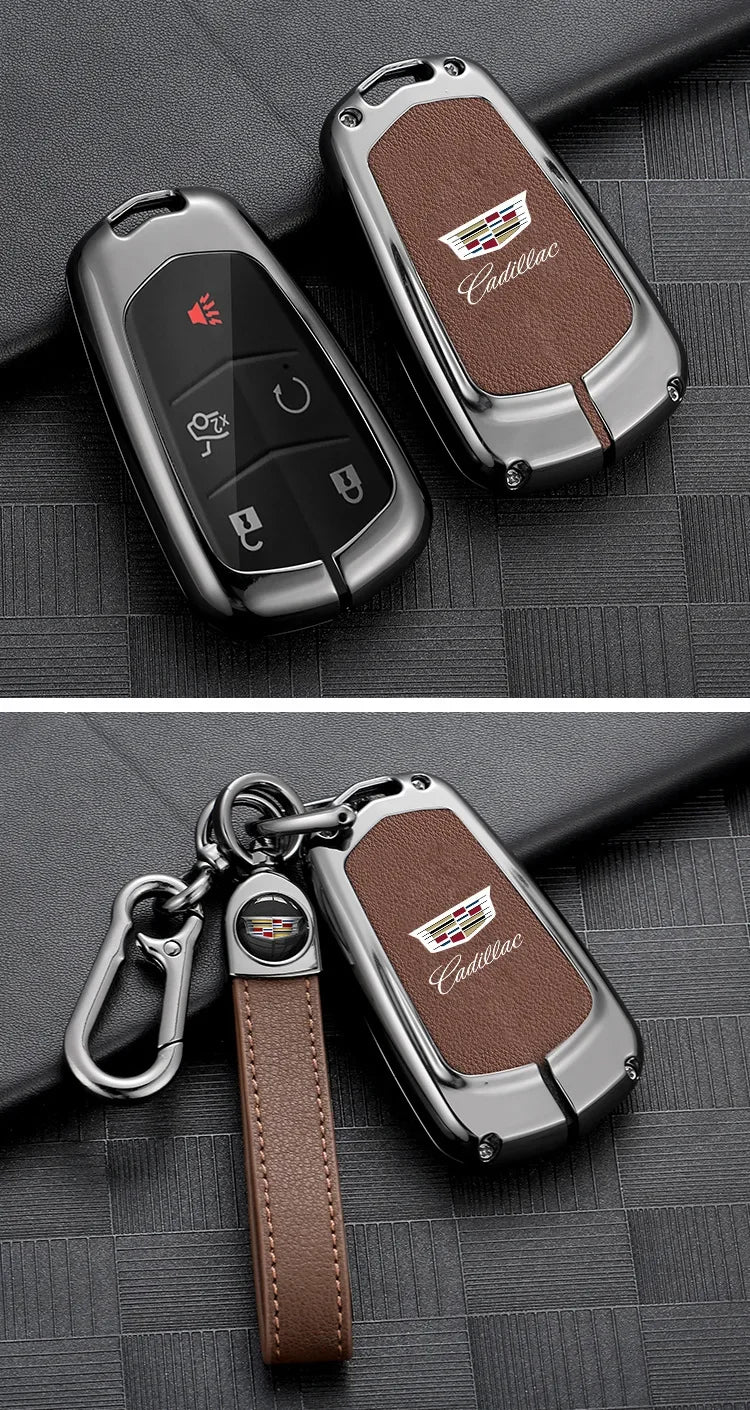 Premium Shell Buckle Key Case for Cadillac ATSL XT5 XT4 CT5