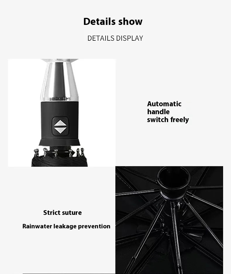 Mercedes-Benz Auto Sunshade Umbrella | Windproof & Folding