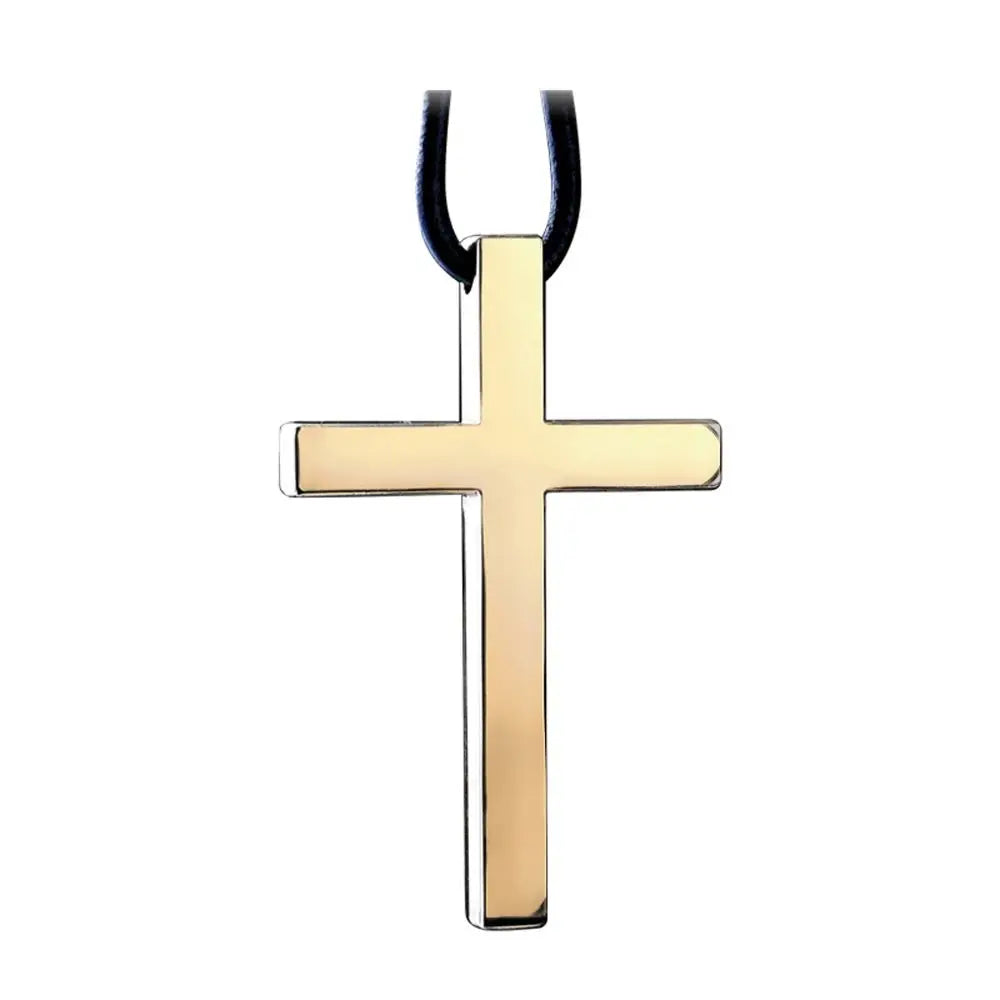 Metal Cross Jesus Car Pendant – Premium Rearview Ornament gold – Car Accessories | MotorWorld Marketplace
