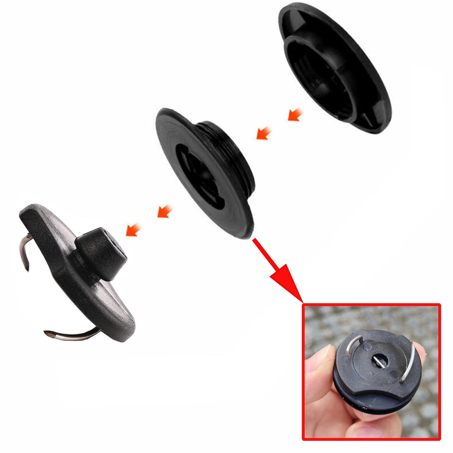 12x Audi Mat Clips Floor Retainer Kit A1-A8 Q3 Q5 TT OEM