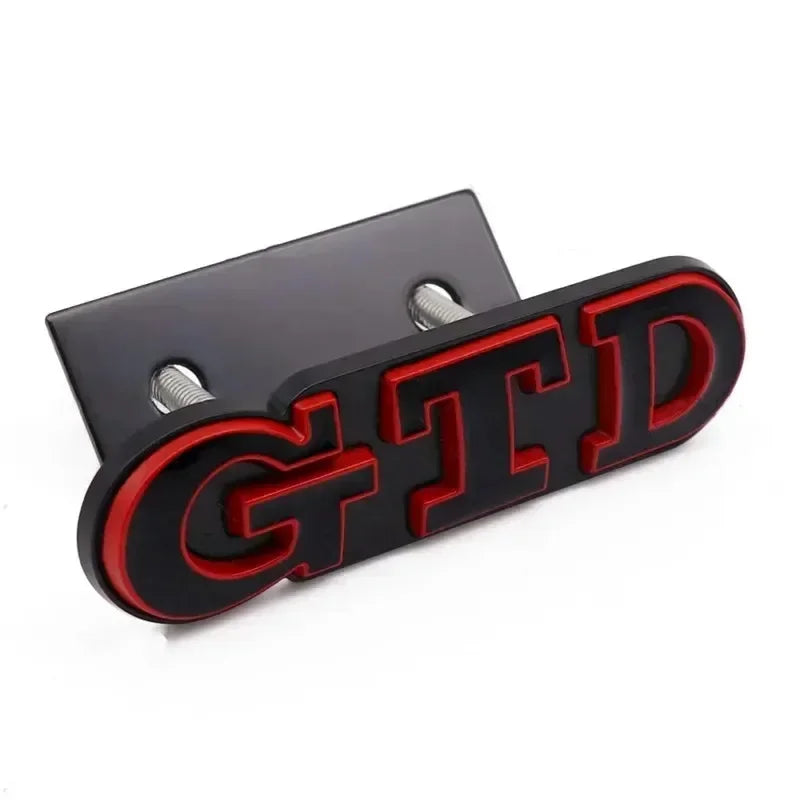 3D Metal GTD Emblem Badge for VW Polo Golf MK4-8 Grill/Trunk