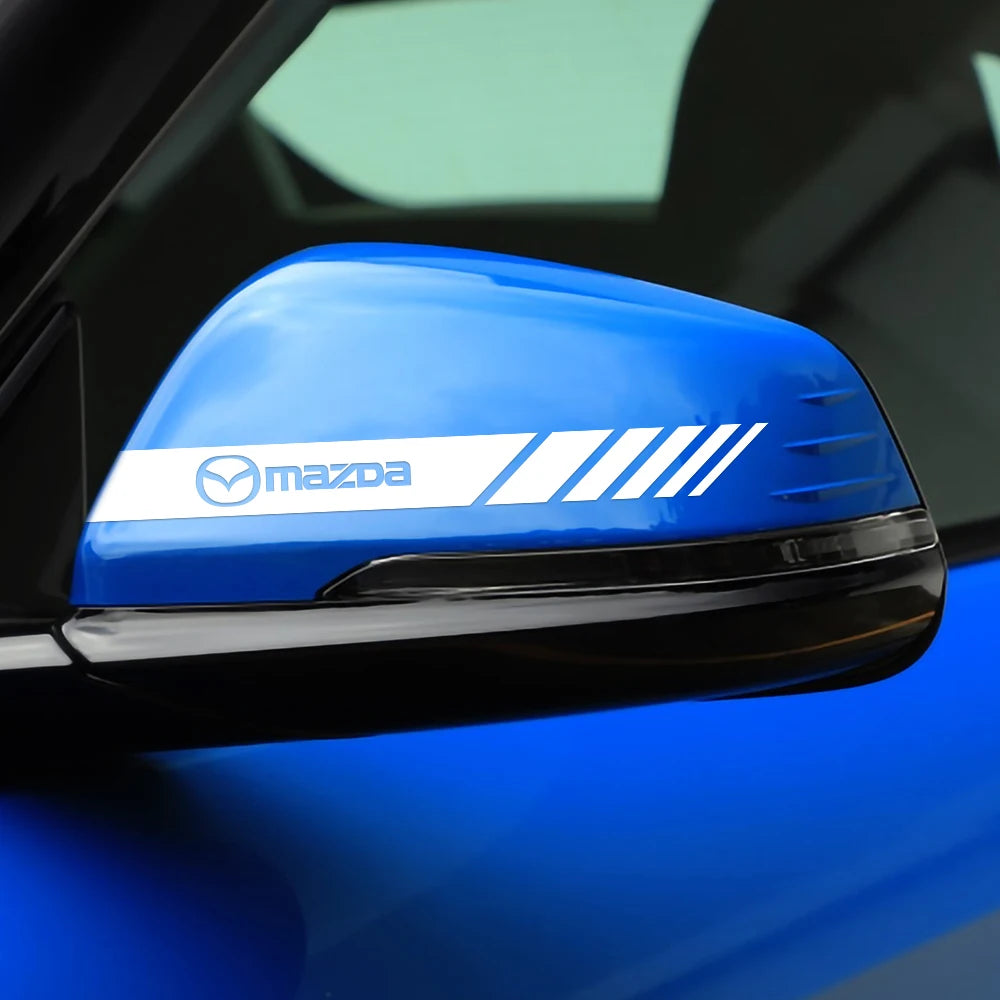 Mazda Emblem Decal – Mirror & Trunk Sticker