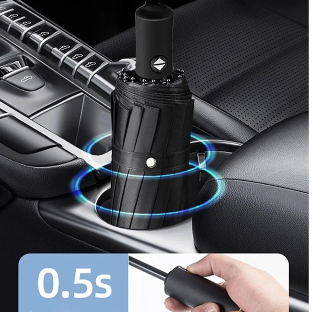 12-Bone Auto Umbrella Windproof for Alfa Romeo Giulia Stelvio