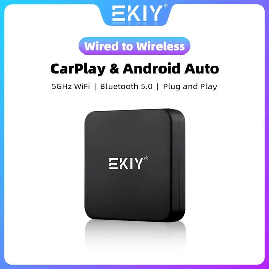 EKIY Mini CarPlay sans fil pour Toyota, Mazda, Nissan et plus encore - iOS15 et Bluetooth