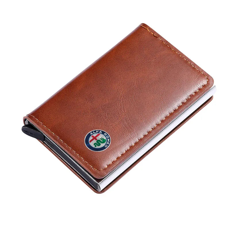 ID Card Wallet Pouch for Alfa Romeo 147 159 Giulietta Giulia