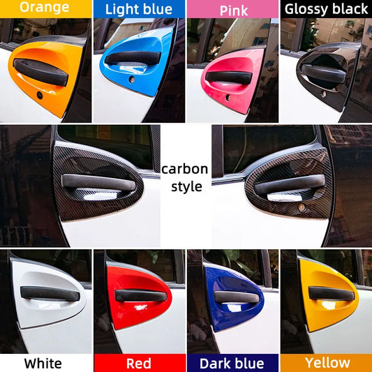 Colorful Door Handle Bowl Covers for Smart 451 Fortwo 2pcs
