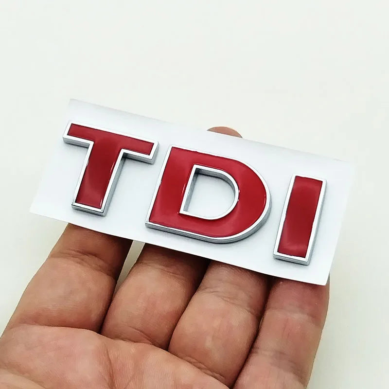3D ABS Black TDI Emblem Badge for VW Golf Polo Passat