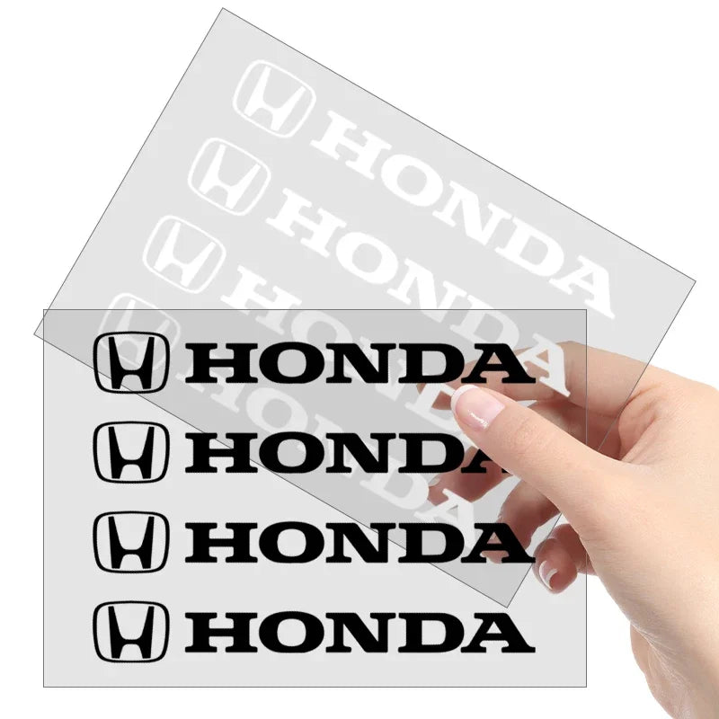 3D Door Handle & Mirror Badge Decals for Honda Models