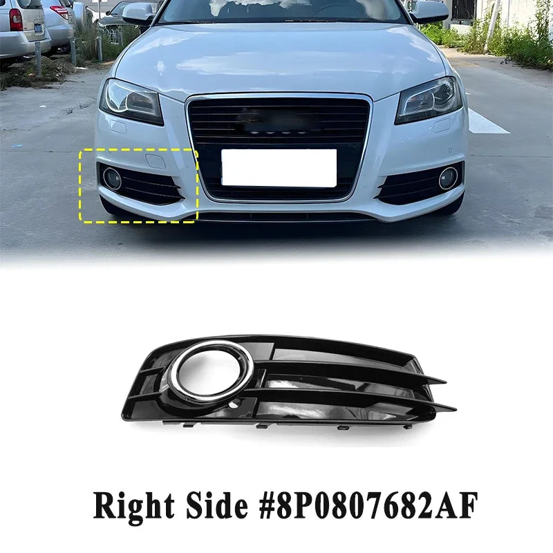Audi A3 8P S-Line 09-12 Fog Light Grille Bezel Chrome Pair Right Side – Car Accessories | MotorWorld Marketplace