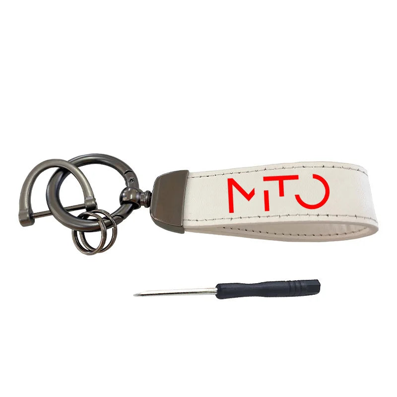 Porte-clés en cuir de vache de qualité supérieure pour Alfa Romeo MITO