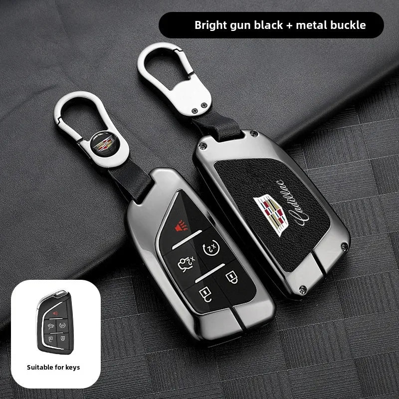 Premium Shell Buckle Key Case for Cadillac ATSL XT5 XT4 CT5