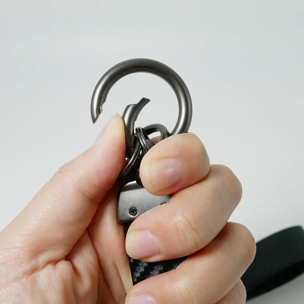Carbon Fiber Keychain for Peugeot 2008/3008/4007/5008