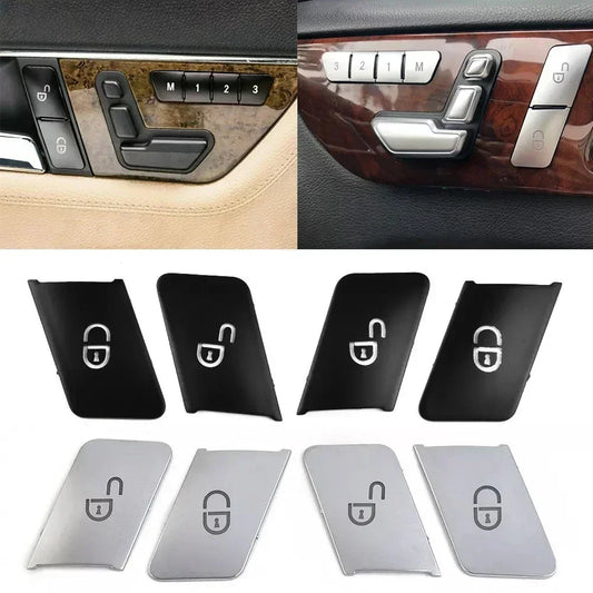 Mercedes W204/W212 Door Lock Switch Cover Set 4-Door