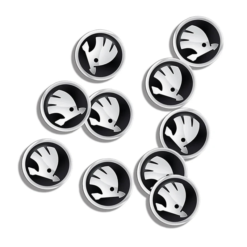 Metal Key Emblem Sticker for Skoda Models