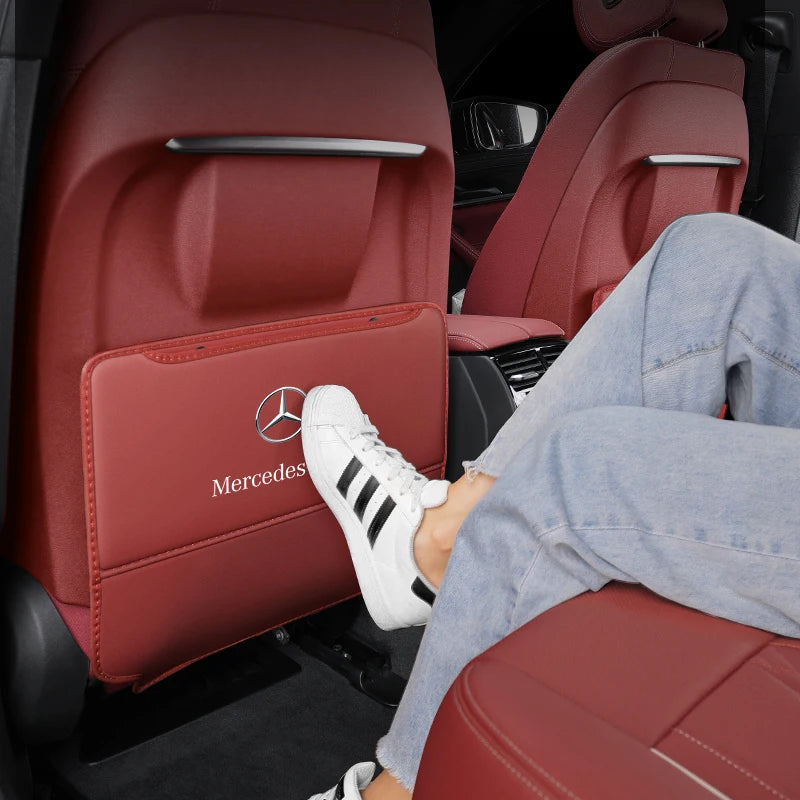 Mercedes Benz Seat Back Anti-Kick Pad Storage Organizer