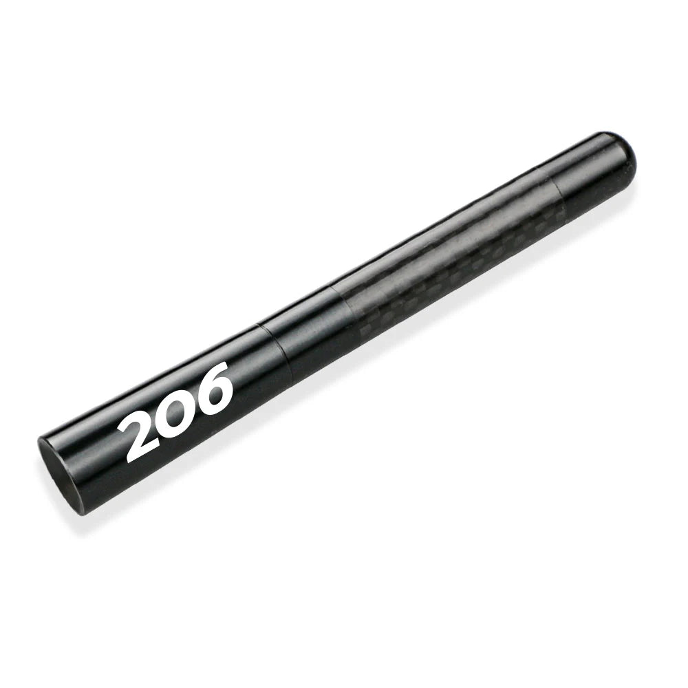 12cm/4.7in Carbon Fiber Antenna For Peugeot 206 1998-2012 AM/FM