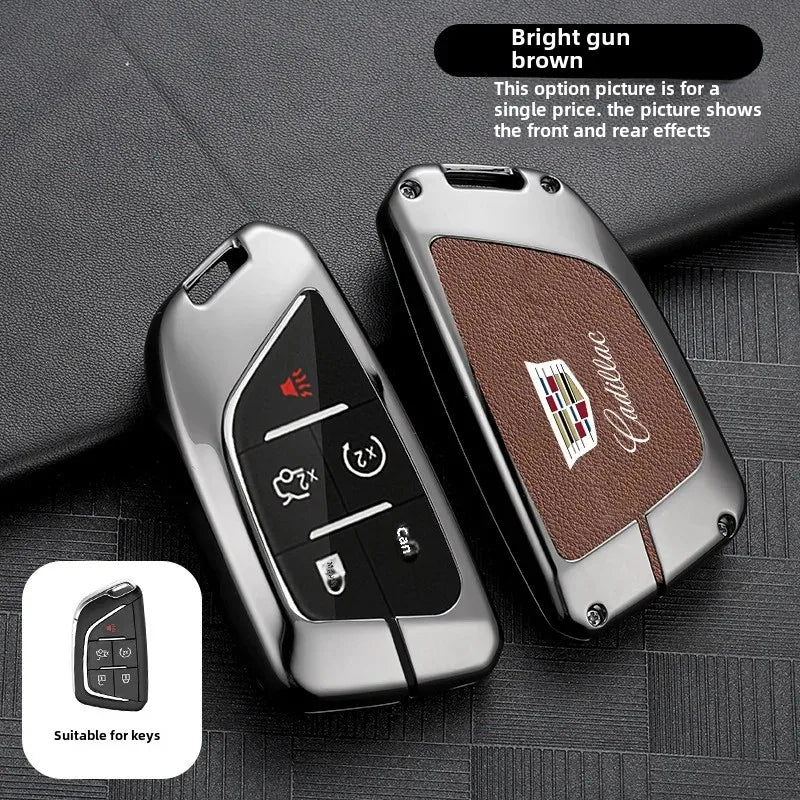 Premium Shell Buckle Key Case for Cadillac ATSL XT5 XT4 CT5