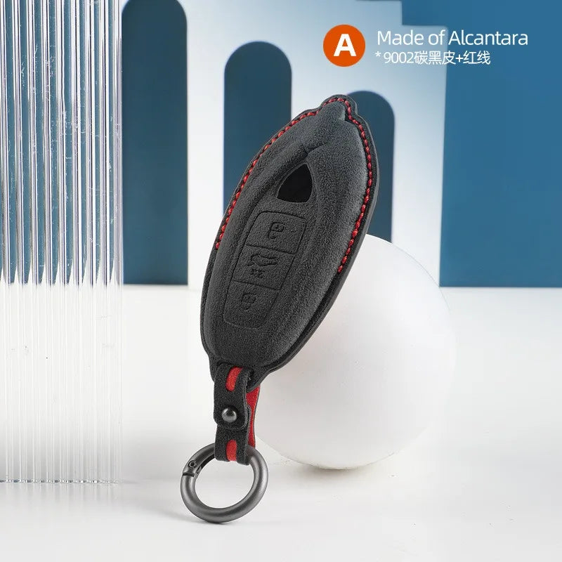 Premium Suede Key Case for Lamborghini Urus & Revuelto