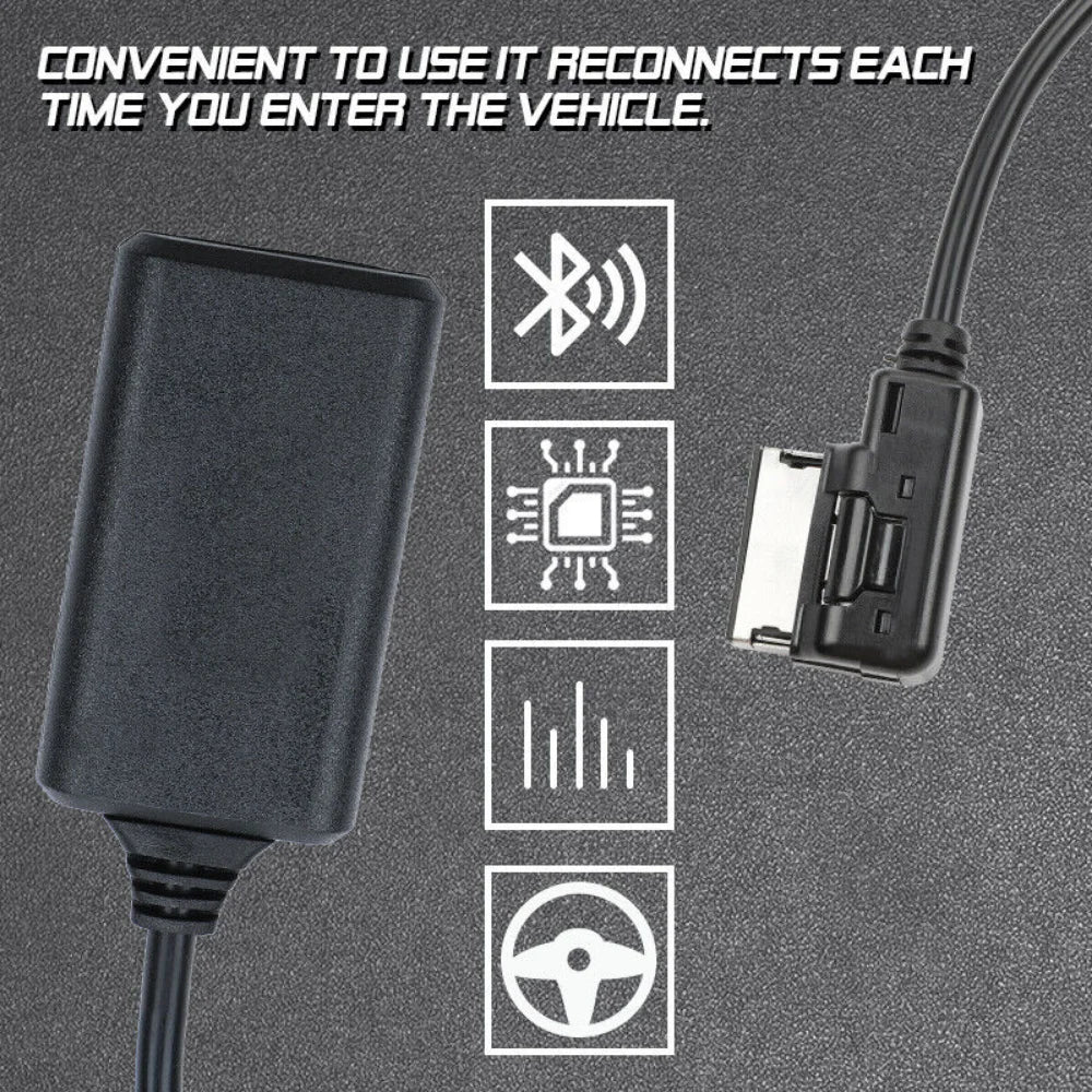Bluetooth AMI MMI AUX Adapter for Audi A1 A3 A5 A6 Q5 Q7 2010+